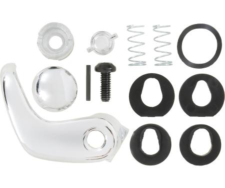 1980-91 Chevrolet, GMC Truck, Blazer, Jimmy, Suburban, Vent Window Handle Kit, Chrome Head Pin, RH, Passenger Side