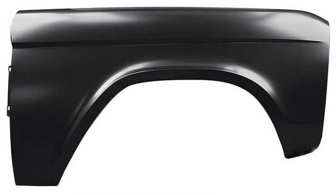 1966-77 Ford Bronco, Front Fender, RH, Passenger Side, EDP Coated