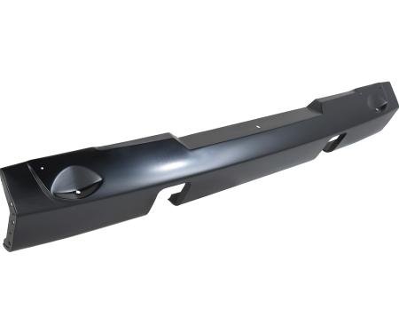 1955-56 Ford F-100, F-250, F-350 Pickup, Front Lower Valance Panel, with Park Light Holes, with Bumper Bracket Cut-Outs