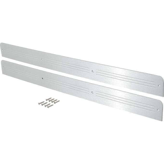 OER 1981-87 Chevy, GMC Pickup, Blazer, Jimmy, Suburban, Billet Door Panel Inserts, for Models Without Door Panel Straps, Pair T6152