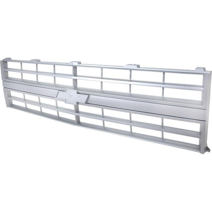 OER 1985-87 Chevy Pickup, Blazer, Suburban, Front Grill, with Bow Tie Emblem Pad, Single Headlamp, w/o Molding 15554910