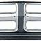 OER 1971-72 GMC Pickup, Suburban, Jimmy, Front Grill, Chrome with Black Accents CX1558