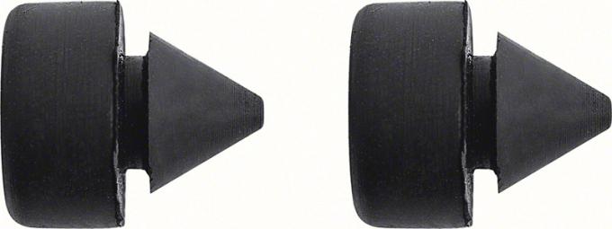 OER 1960-61 Impala / Full Size Rear License Plate Bumpers - Pair K2018
