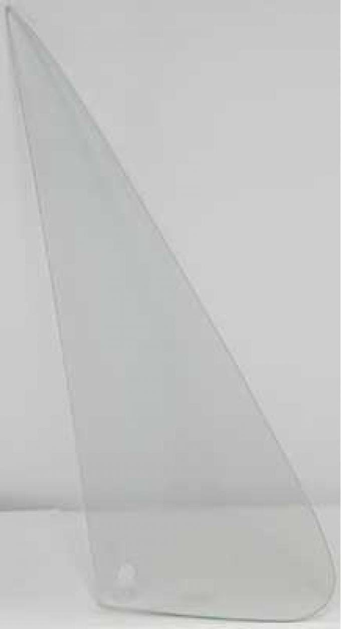 OER 1973-79 Chevy, GMC Pickup, Blazer, Jimmy, Suburban, Front Door Vent Glass, 1 Hole, Clear Glass, LH Driver Side VT73792C