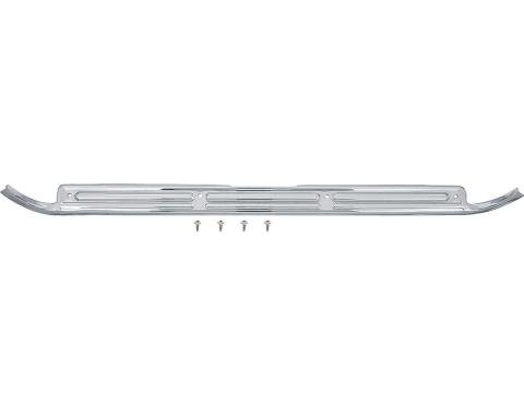 1967-72 Chevy, GMC Truck, Chrome Door Sill Plate, with Hardware, Each