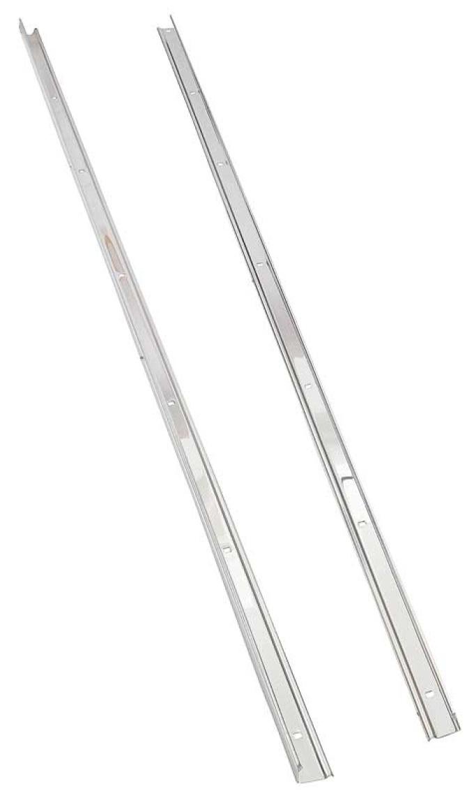 1954-59 Chevrolet, GMC, Bed Angle Strips, 1/2, 3/4 Ton, Short Bed, Stepside, Stainless, Polished