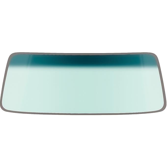 OER 1973-91 Chevrolet, GMC C/K R/V Pickup, Blazer, Jimmy, Suburban, Windshield, Flush Mount, No Molding Needed, Light Green Tint With Blue/Green Shade FM816T