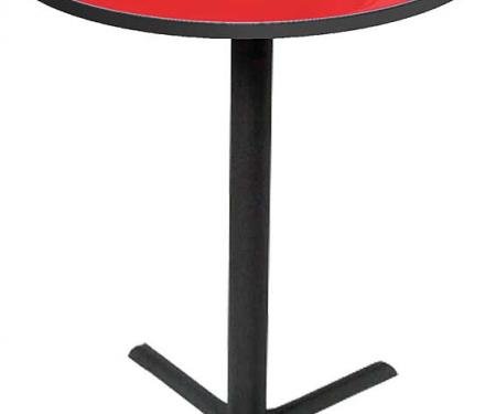 OER 1972-84 Style Red White And Blue Mopar Logo Pub Table With Black Base MD671107