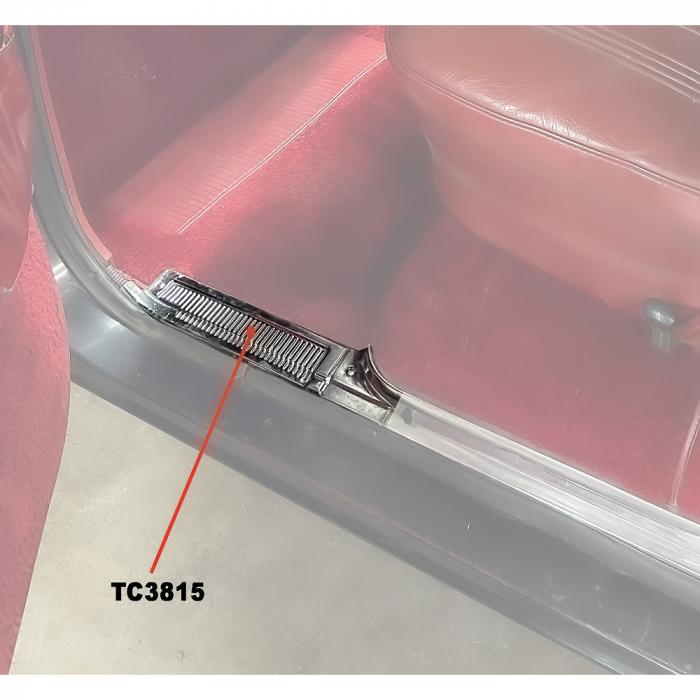 Chrome Door Sill Plates For 1967-1972 Chevy C10 & GMC – With Installation Hardware