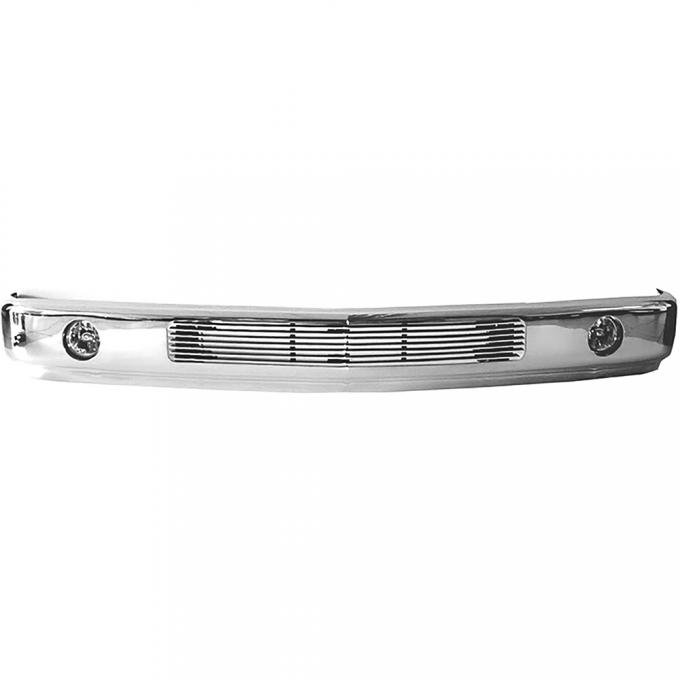 OER 1988-98 Chevy Truck, Front Bumper, With Fog Lamps, With Standard Insert, Chrome T71088C