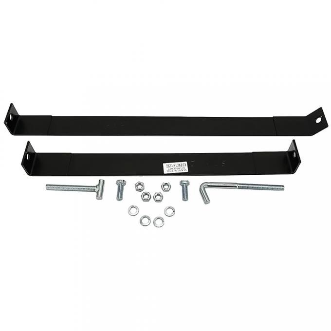 1973-79 Ford F100, F150, F250, F350, Side Mount Gas Tank Straps, For 20.2 or 22.5 Gallon Tank, Pair, EDP Coated