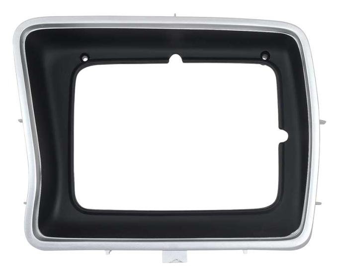 OER 1978-79 Ford F-Series Truck / Bronco, Headlamp Bezel, F-150/F-250/F-350, Rectangular, Argent Silver With Dark Accent Paint, LH TR13064EL