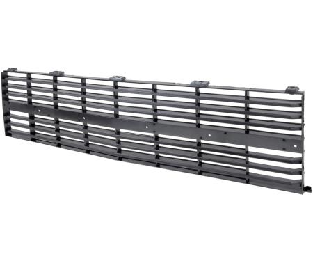 1983-84 Chevy Pickup, Blazer, Suburban, Front Grill Emblem Delete Panel, Dual Headlamps, Dark Gray