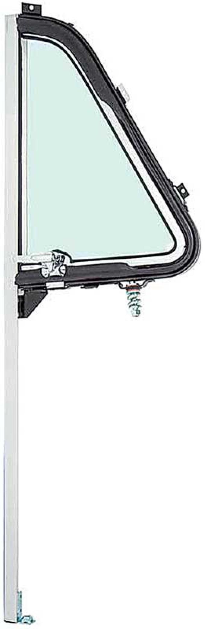 1951-55 Chevrolet, GMC Truck, Vent Window Assembly, with Chrome Division Bar, Tinted Glass, LH