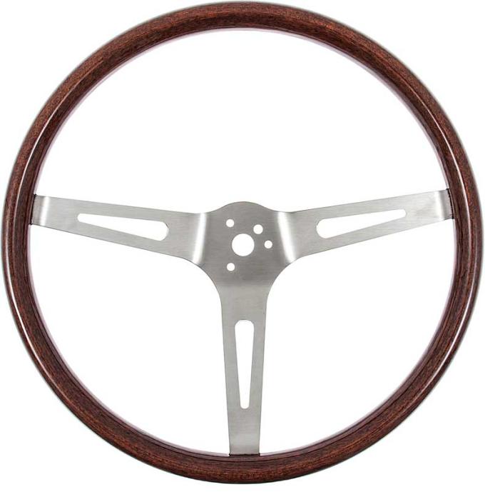 GT Retro Steering Wheel - Dark Wood