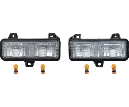 OER 1989-91 Chevy, GMC Pickup, Crew Cab, Park Lamp Set, For Single Sealed Beam Models, Pair TL3139