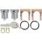 OER 1961-87 Buick, Chevrolet, Pontiac, Olds, Door Lock Set, with Generic Logo Keys, Bright Finish 609833A