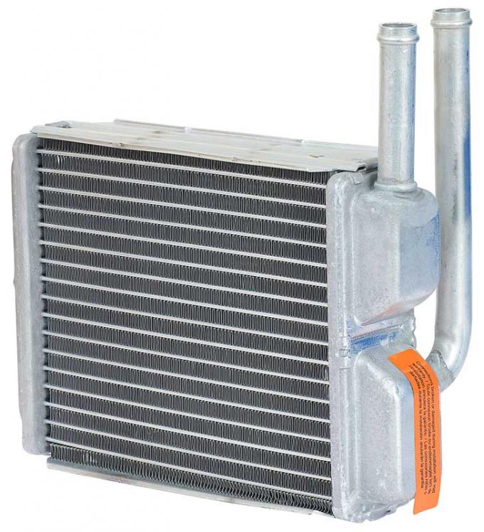 1971-73 Mustang, 1966-70 Fairlane, Falcon, 1968-76 Torino, 1976-77 Bronco, Aluminum Heater Core Assembly, without AC, Measures 7 3/4" x 6" x 2"