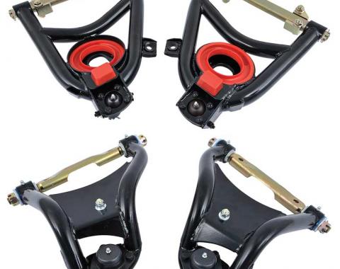 OER 1955-57 Chevy, Bel Air, 150, 210, Tubular Control Arm Set, Upper & Lower, 4 Piece Set *TF500326