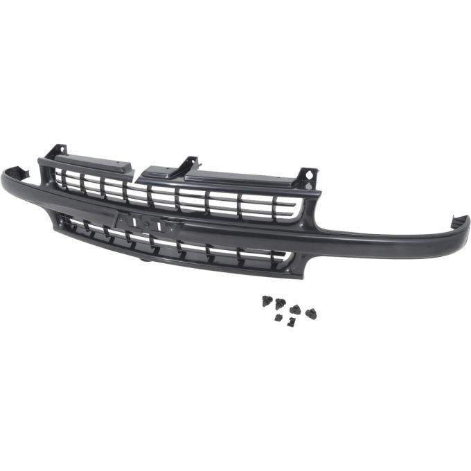 1999-2006 Silverado, Suburban, Tahoe, Front Grill, Matte Black, Paintable Finish