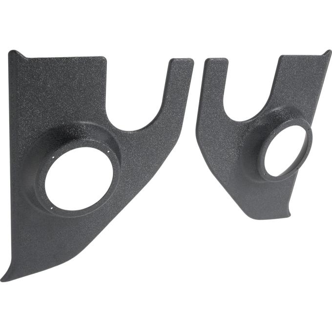 OER 1967-72 Chevrolet, GMC Pickup, Blazer, Jimmy, Suburban, Interior Kick Panels, with 6" Speaker Holes, Black, Pair A5100105