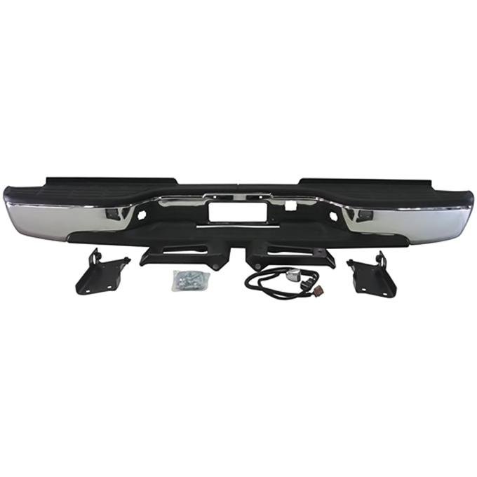 OER 2001-07 Chevrolet, GMC GMT800 Silverado, Sierra 2500HD, 3500 Fleetside, Rear Step Bumper, Chrome T71268