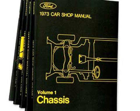 OER 1973 Ford/Lincoln/Mercury Shop Manual Set - Five Volumes L15-CM
