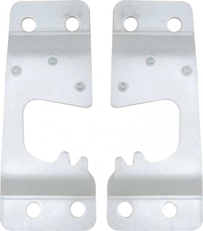 OER 1967-72 Chevy, GMC, Panel, Suburban, Door Latch Striker Plates, LH & LH, Pair CX4874
