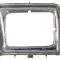 1978-79 Ford F-Series Truck/Bronco, Rectangular Headlight Door, Chrome, RH Passenger Side