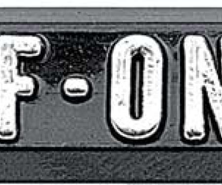 OER 1967-72 Chevy, GMC Pickup, Blazer, Jimmy, Suburban, Ignition Indicator Plate CX1104