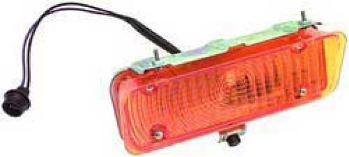 OER 1971-72 Chevrolet, GMC Truck, Park Lamp Assembly, with Amber Lens, RH, Passenger Side CX1564