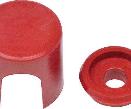 OER 1964-75 Buick, Chevy, Olds, Pontiac, Alternator Cap and Retainer Set, Red 14717