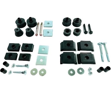 1978-80 Chevrolet, GMC Blazer, Jimmy, Body Mounting Bushing and Hardware Set, Reproduction, 40 Pieces