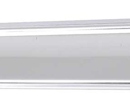 1967-72 Chevrolet, GMC Pickup Truck, Lower Tail Gate Molding, Stamped Aluminum