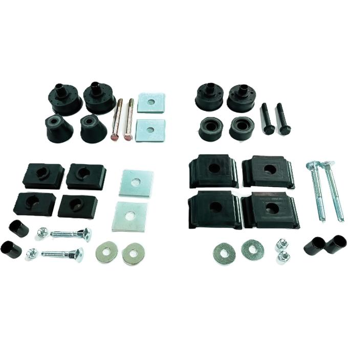 1978-80 Chevrolet, GMC Blazer, Jimmy, Body Mounting Bushing and Hardware Set, Reproduction, 40 Pieces