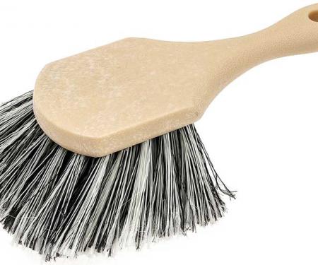 OER Wash Brush Gentle Bristles 8" Handle Grey/White K89834