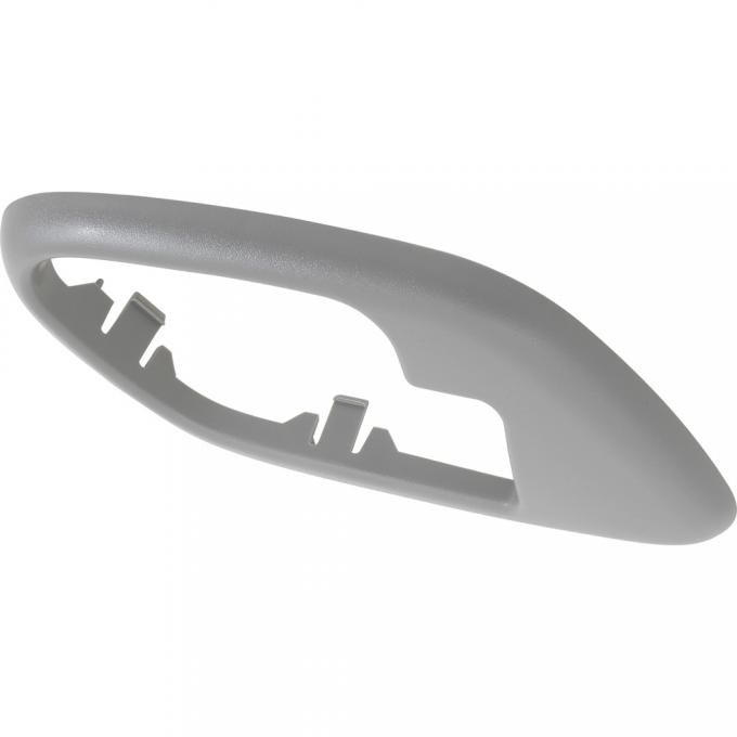 1995-2002 Chevy, GMC Pickup, SUV, Inner Door Handle Bezel, w/o Power Door Locks, Gray, LH Drivers Door