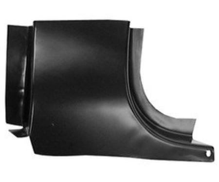 1973-79 Ford F-Series Pickup Truck, Front Door Lower Rear Pillar Repair Panel, LH - Driver Side