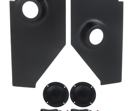 1947-53 Chevrolet, GMC Pickup, Kick Panel, w/ Speakers - 70 Watt
