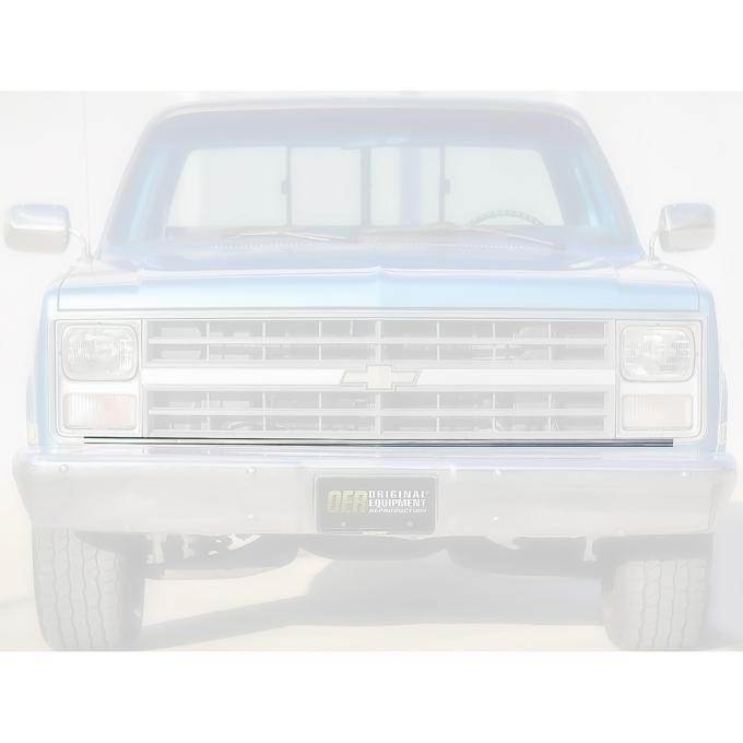OER 1983-88 Chevrolet, GMC Pickup, Blazer, Jimmy, Suburban, Lower Front Grill Molding C2456