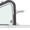 1964-66 Chevy, GMC Truck, Vent Window Assembly, Chrome Frame, Clear Glass, Driver Side