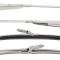 OER Windshield Wiper Arm & Blade Set, 14" with Stainless Steel Arms, 15", with Anco Style Blades *R866