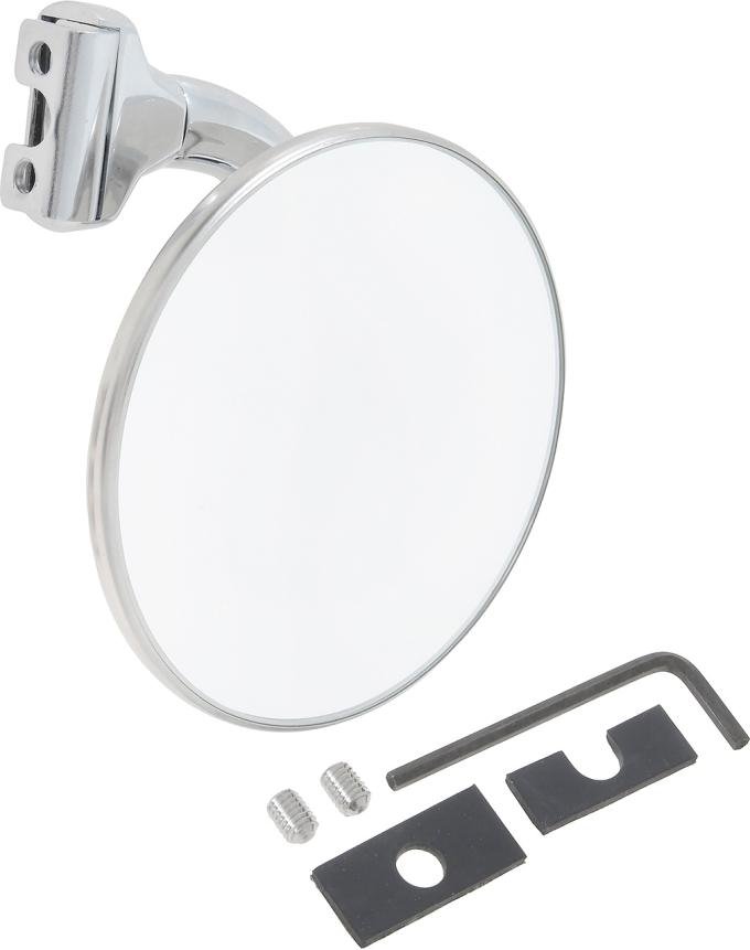 OER 1947-79 Chevy, GMC Car & Truck, Chrome Drop Mount Peep Mirror, 4", LH or RH, Each, Various Models, T70623