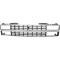 1988-93 Chevy Pickup, Blazer, Suburban, Front Grill, Dual Composite Headlamps, Chrome and Gray