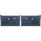 1977-80 Chevy, GMC Truck, Blazer, Jimmy, Suburban, Front Door Panels, Custom Deluxe, Scottsdale Style, Blue