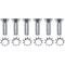 OER 1960-72 Chevrolet, GMC Truck, Door Latch Screw Set, 12 Piece Set, 6 Screws, 6 Washers CX1578