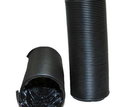 1956-77 Ford, Mercury Passenger Car, F-Series Pickup, Bronco, Defroster Duct Hose Set, Driver And Passenger Side, Polypropylene-Coated Fabric, Pair