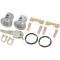 OER 1961-87 Buick, Chevrolet, Pontiac, Olds, Door Lock Set, with Generic Logo Keys, Bright Finish 609833A