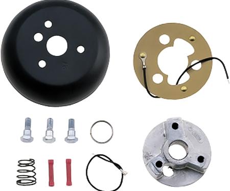 1964-69 Ford / Mercury, Standard Steering Wheel Installation Kit, 3-Bolt, Matte Black - Grant 3294