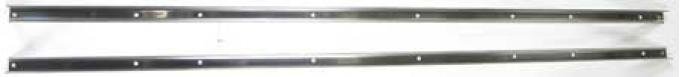 OER 1973-87 Chevrolet/GMC Truck, Angle Strips, Stepside, Short Bed, Stainless Steel, Unpolished 110122